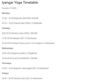 Bild 3 von yogicway - iyengar yoga Partnergalerie