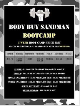 Image 1 from Body Buy Sandman Personal Training and Boot Camp Studio partner gallery