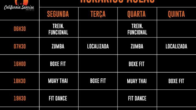 Imagem 2 da galeria do parceiro Academia Califórnia Sunrise