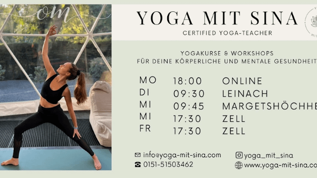 Bild 1 von Yoga mit Sina Leinach Partnergalerie