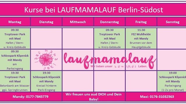 Bild 1 von LAUFMAMALAUF Berlin Südost / Freemotion - Outdoortraining für Schwangere und Eltern Partnergalerie