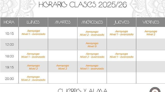 Imagen 2 de la galería del partner Cuerpo y Alma estudio de Aeroyoga®