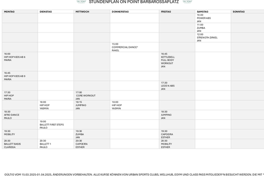 Bild 3 von ON POINT Tanz+Fitness Luxemburgerstr. Partnergalerie