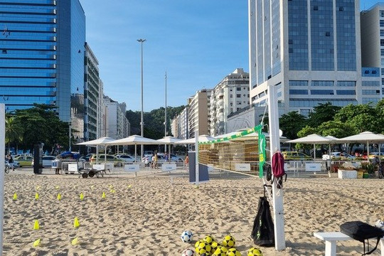 Imagem 1 da galeria do parceiro C.T 01 do Leme Futevôlei