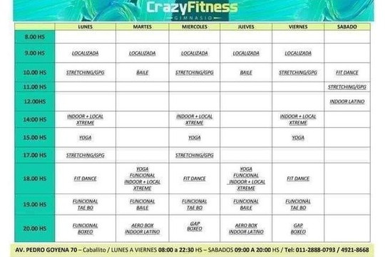 Imagen 9 de la galería del partner Crazy Fitness