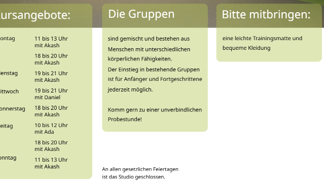 Bild 3 von Yoga Studio Akash Nair Partnergalerie