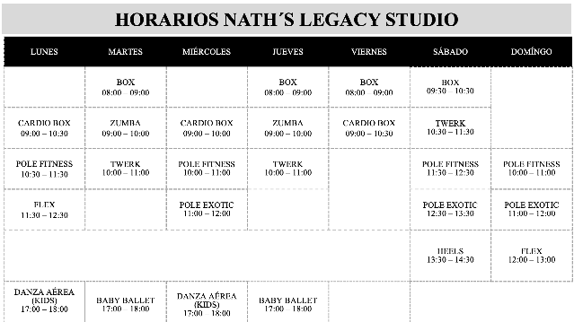 Imagen 1 de la galería del partner Nath´s Legacy Studio