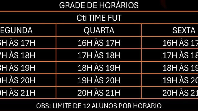 Imagem 3 da galeria do parceiro Cti TIME FUT