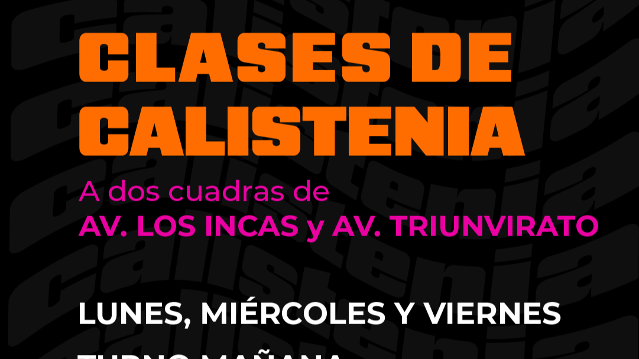 Imagen 3 de la galería del partner CALISTENIA DEVOTO - Ortuzar
