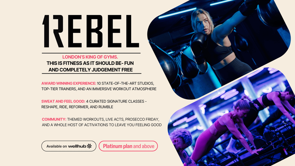 1Rebel has joined Wellhub, the leading corporate wellness platform.