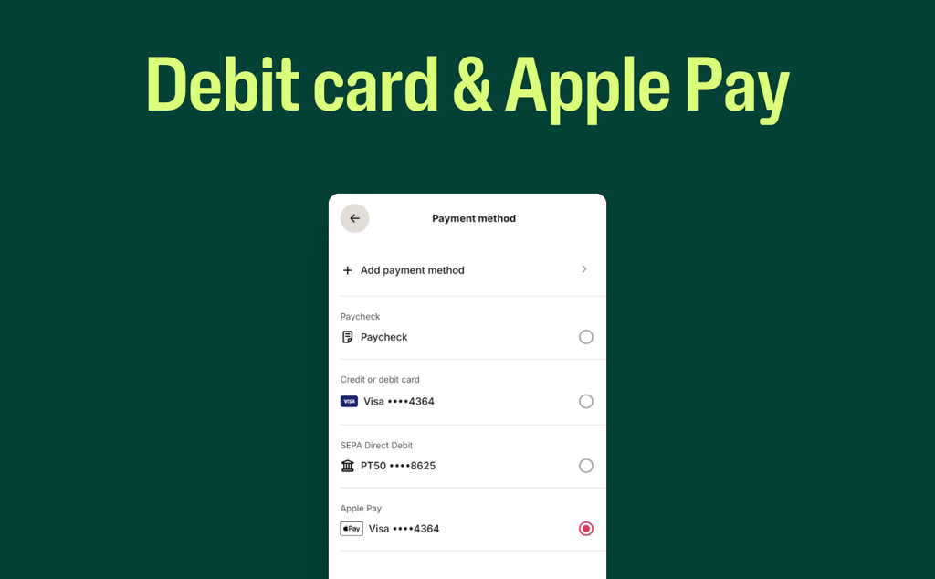 New Payment Methods