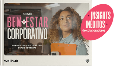 Uma imagem da capa do Panorama do Bem-Estar Corporativo 2026, destacando que agora há um sumário executivo disponível.