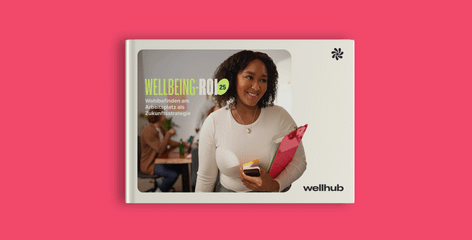 Bild des Covers der vollständigen Studie zum Wellbeing-ROI 2025.
