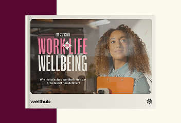 Es wird ein Bild des Titelbilds der Studie zum Work-Life-Wellbeing 2026 angezeigt, mit dem Hinweis, dass jetzt auch eine Executive Summary verfügbar ist.
