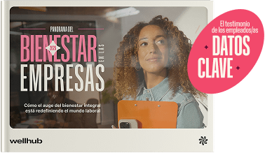 Se muestra una imagen de la portada del informe Panorama del bienestar en las empresas 2026 y se destaca que el resumen ejecutivo del documento ya está disponible.