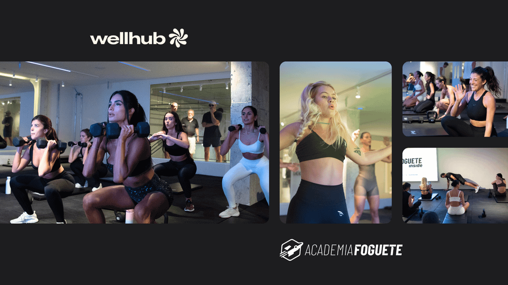 Colaboração dá aos Parceiros Exclusivos do Wellhub acesso com desconto à oferta de aulas ao vivo e gravadas da Academia Foguete, programas de nutrição, desafios de dieta, exercícios e salas de aula Foguete Inside.