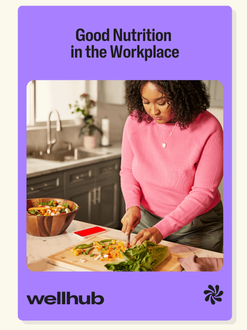 Good nutrition in the workplace guide cover