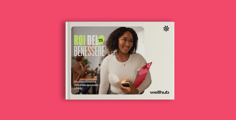 Viene mostrata un’immagine della cover dell’intero report “ROI del Benessere 2025”.