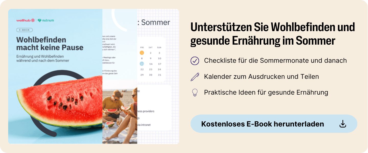 Wohlbefinden macht keine Pause