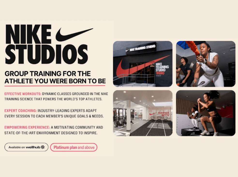 Wellhub subscribers get access to Nike Studios' innovative HIIT and strength training classes in LA & Newport Beach. Elevate employee wellness with world-class fitness experiences.