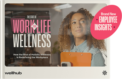 An image of of the Work-Life Wellness Report 2026 report cover is shown, highlighting the executive summary now available.