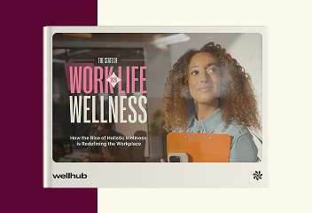 An image of of the Work-Life Wellness Report 2026 report cover is shown, highlighting the executive summary now available.