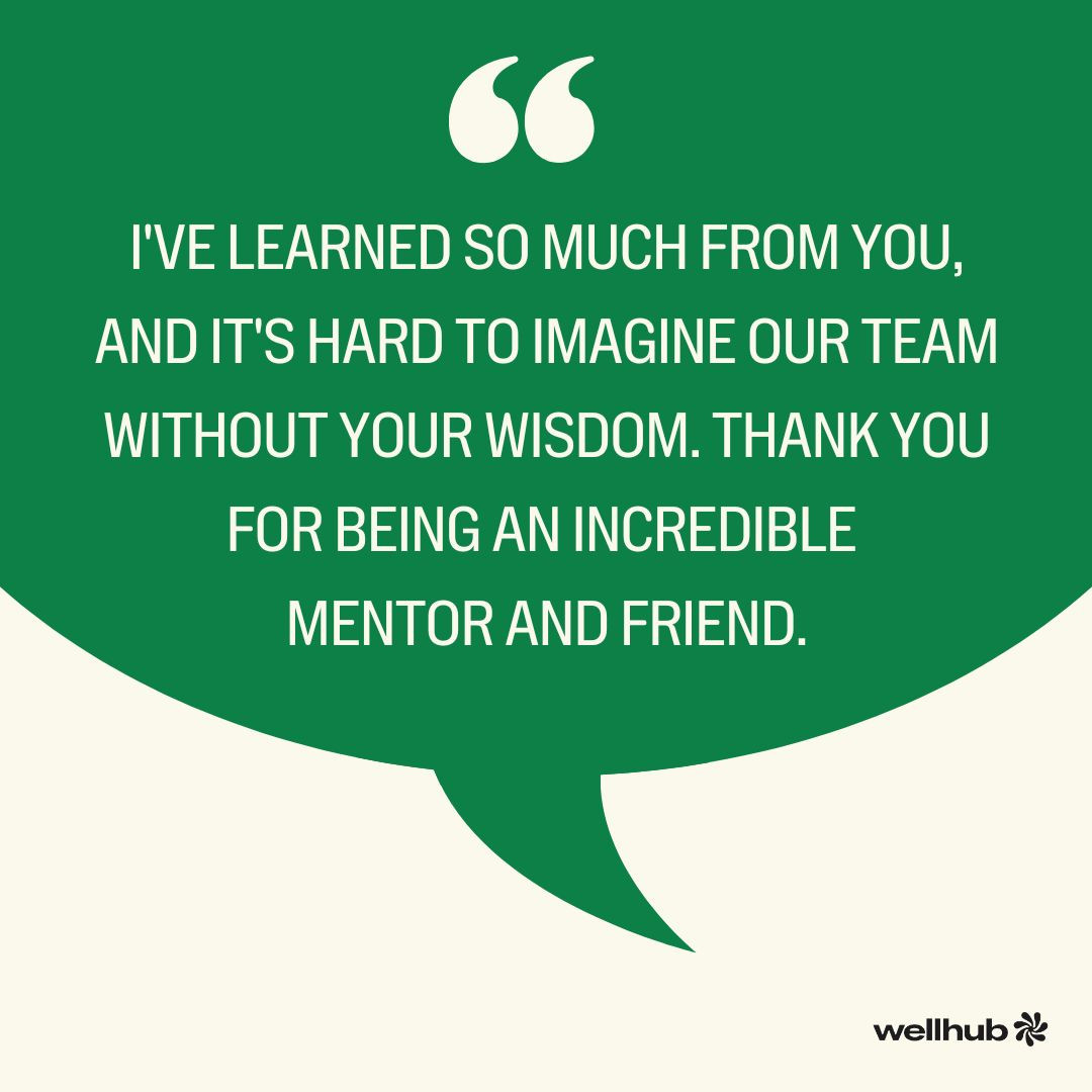 Green quote bubble that reads: