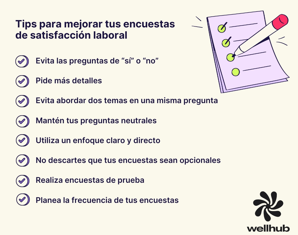 encuesta de satisfaccion laboral mejores practicas