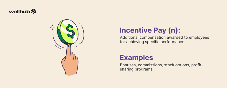 Incentive Pay (N): Additional compensation awarded to employees for achieving specific performance.