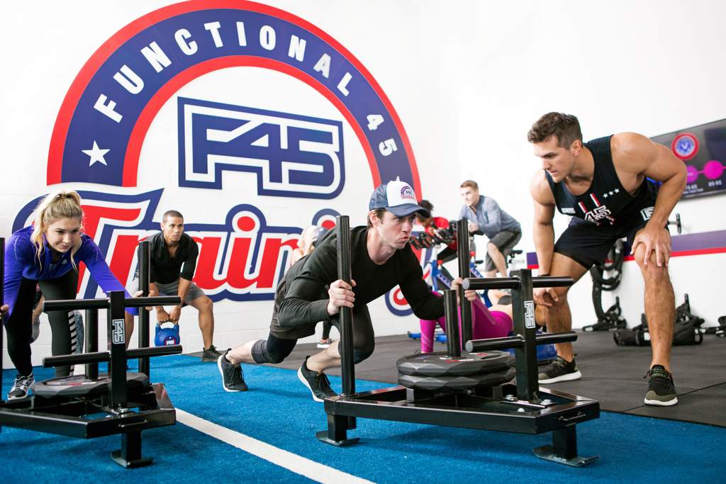 Cory George, the face of F45 Training, breaks down some of his favorite HIIT moves (with modifications!) to incorporate into your fitness routine.
