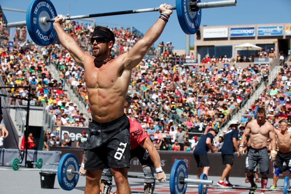 Rich Froning lifting and competing at CrossFit Games