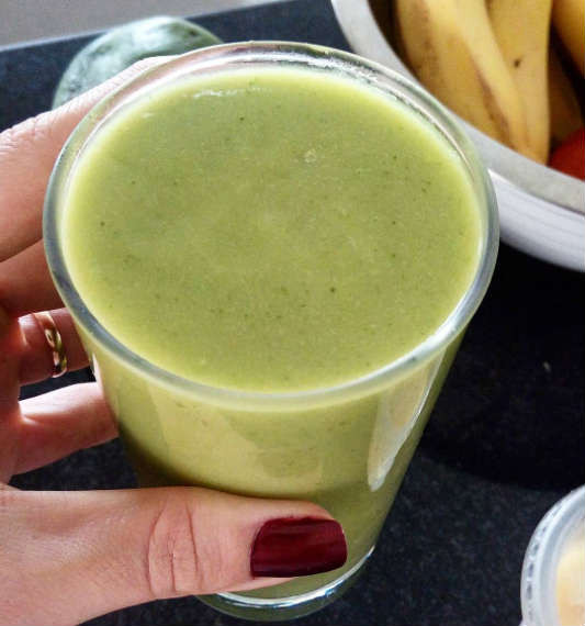 Suco Verde Cremoso- Receitas Low Carb para o café da manhã